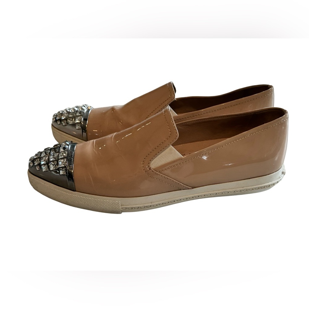 MIU MIU PATENT JEWELED sneakers - Picture 2 of 6